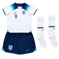 England Marcus Rashford #11 Fußballbekleidung Heimtrikot Kinder WM 2022 Kurzarm (+ kurze hosen)